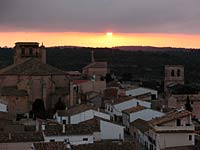 Alarcon Parador Spain Sunset